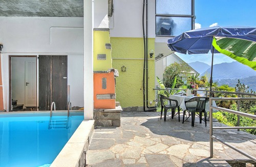 Agno Apartment | Studio W/panoramic View, Shared Pool, Garden & Terrace